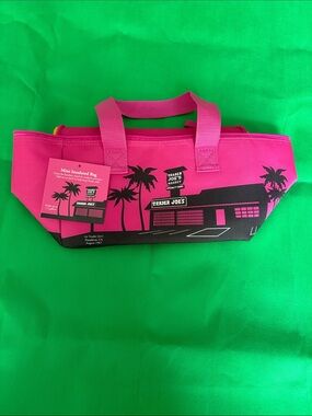 Trader Joe's Pink Mini Insulated Tote Bag